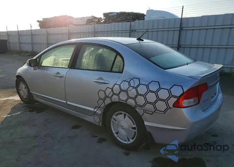 2010 Honda Civic Hybrid z USA, uszkodzony, nr VIN JHMFA3F23AS006199